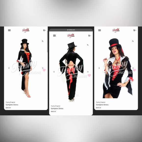 Foreplay Dresses Vintage Foreplay Velvet High Low Vampire Dress